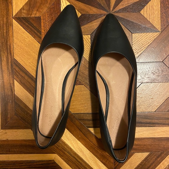 BLACK FLATS- Never worn - Picture 2 of 6